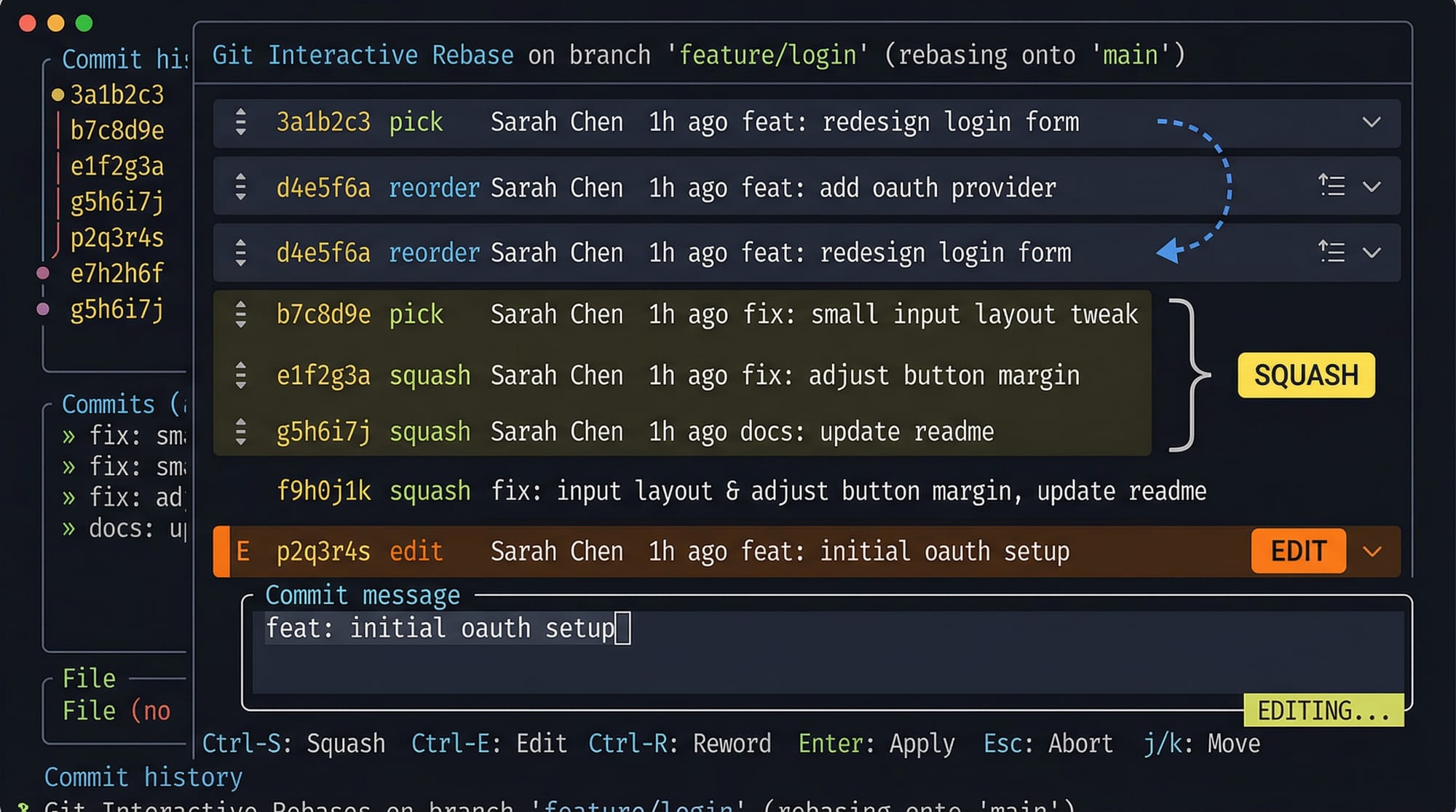 Git Advanced Rebase Cherry pick Stash & Git Hooks