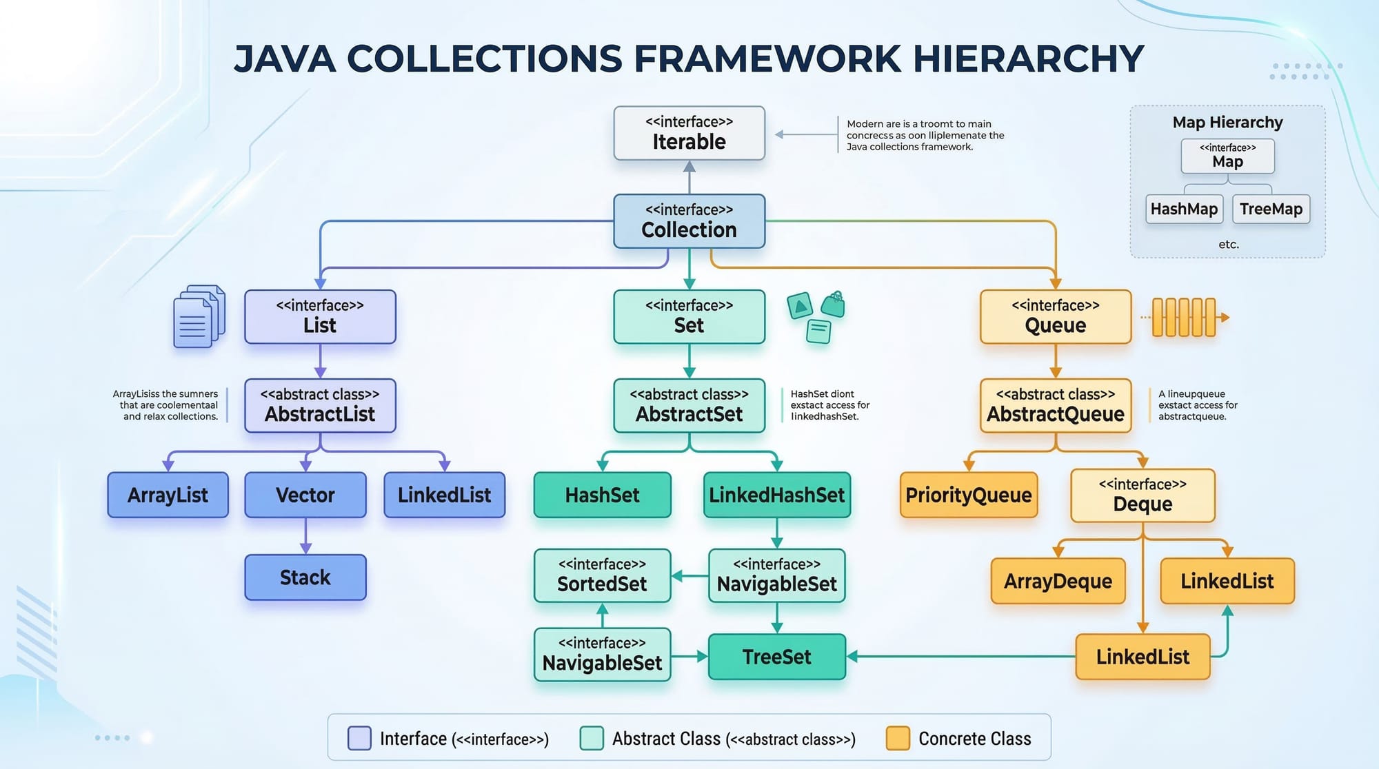 Java Collections ArrayList  HashMap & LinkedList