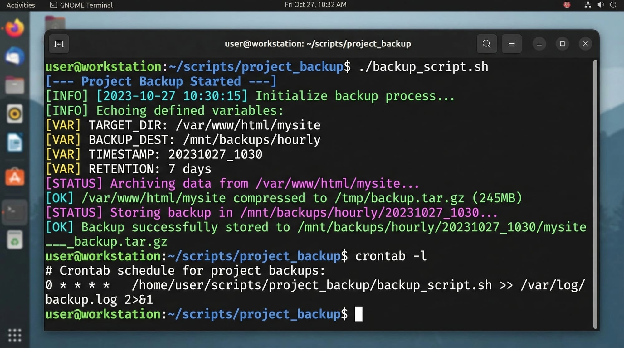 Linux Shell Scripting  Bash Automation & Cron Jobs