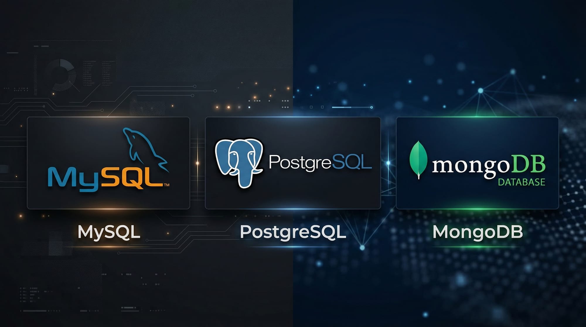 MySQL vs PostgreSQL vs MongoDB Which Database in 2026