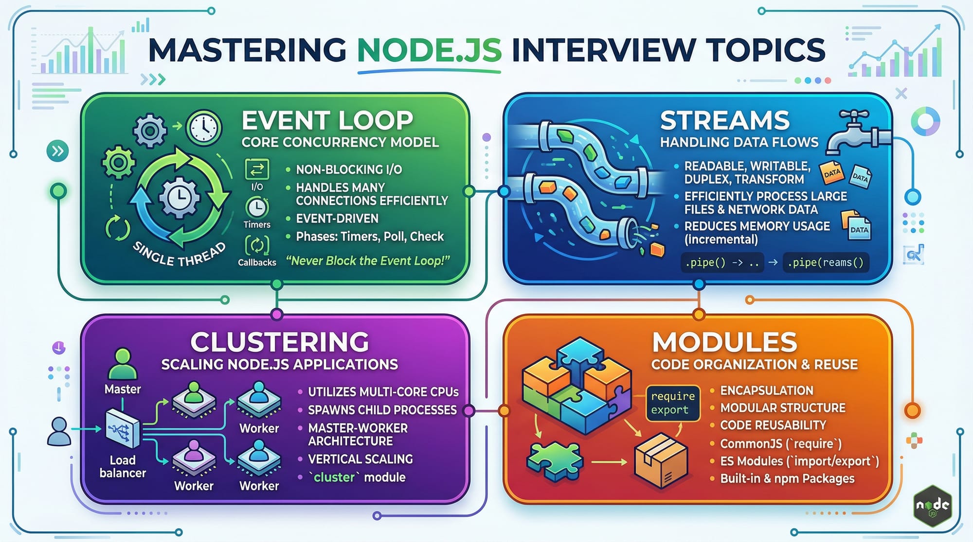 Node js Interview Questions Top 40 Q&A for 2026