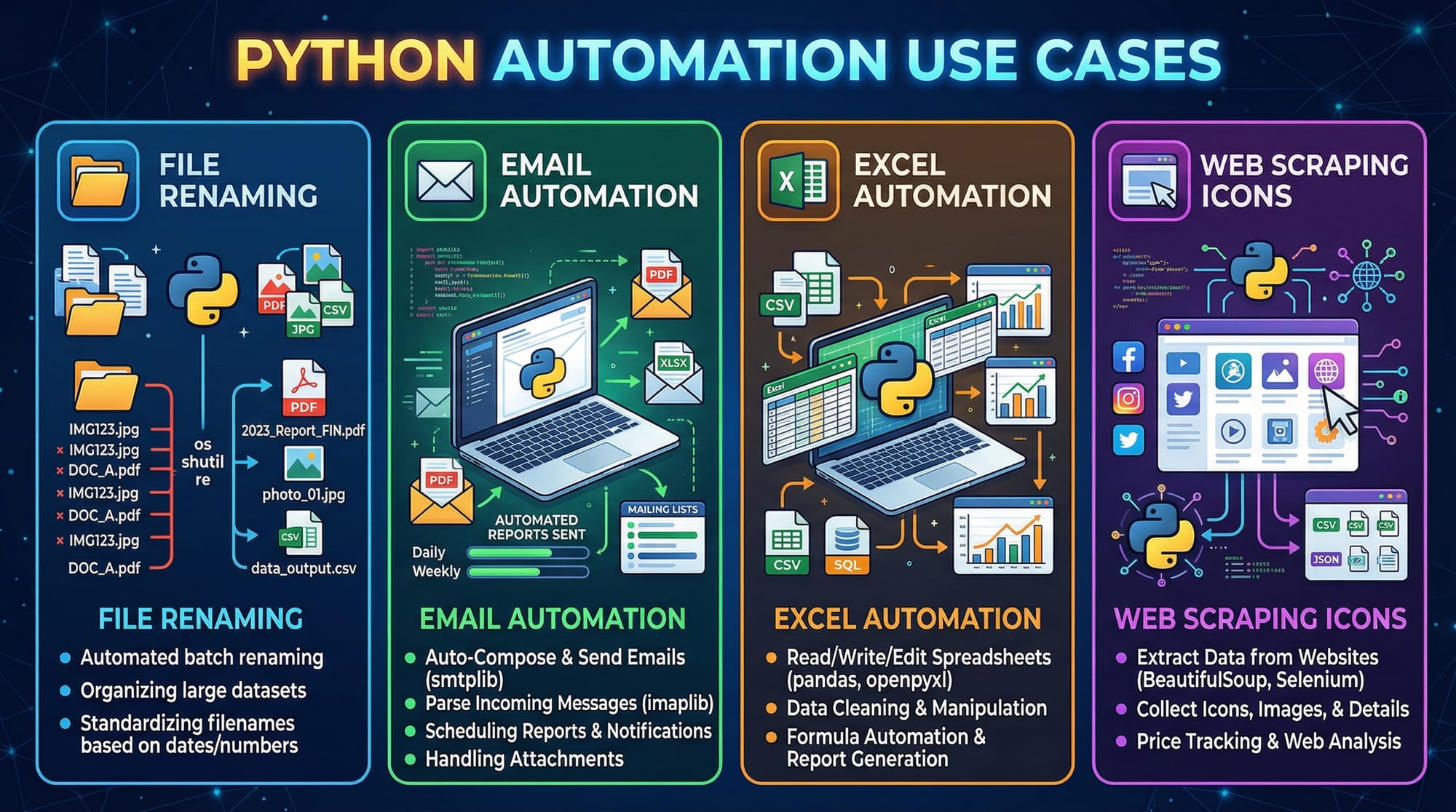 Python Automation Real World Scripts & Workflow Tools