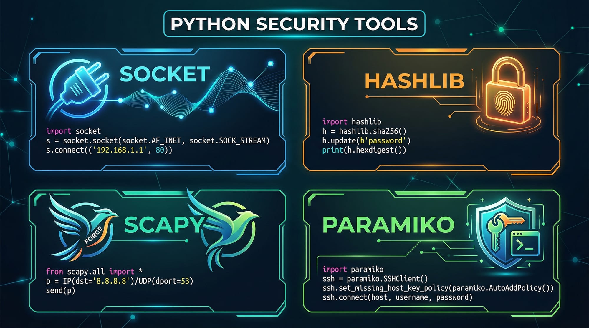 Python for Cybersecurity Automation Scanning & Scripts