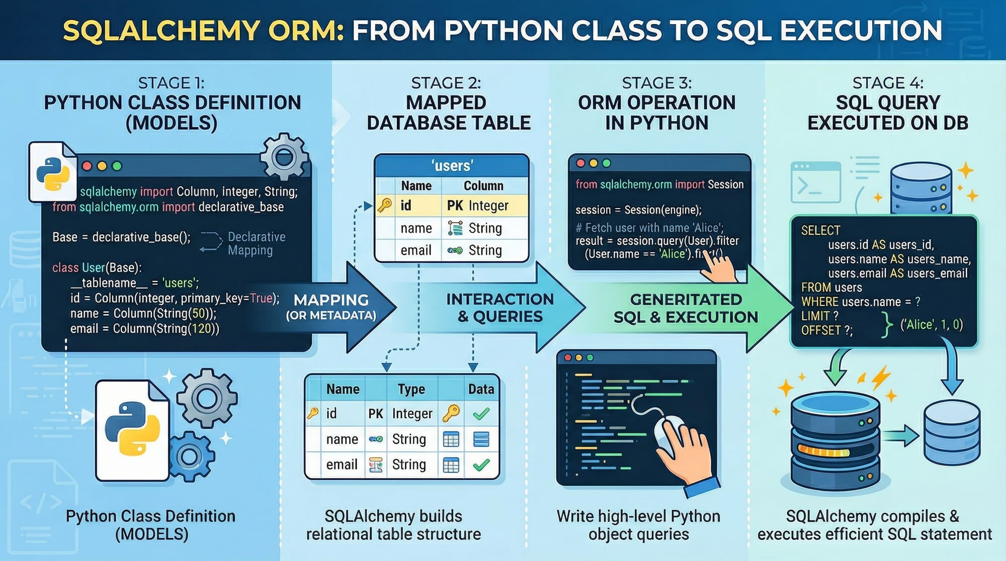 SQLAlchemy Tutorial Python ORM Complete Guide 2026
