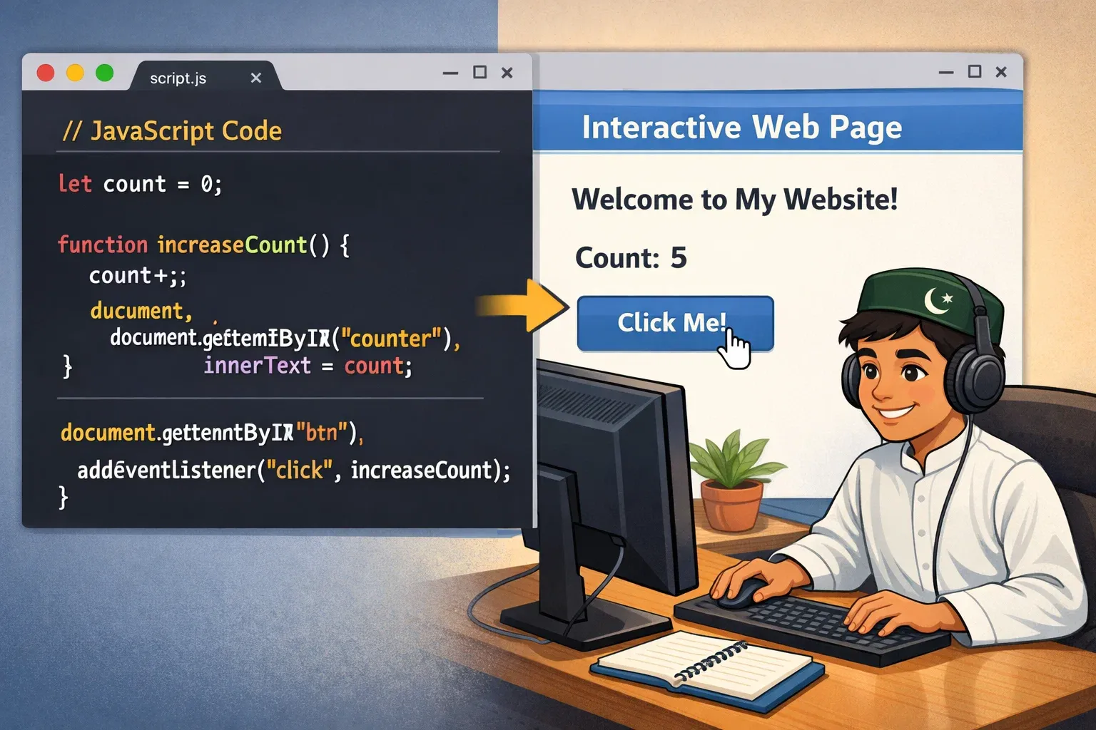 JavaScript Tutorial for Beginners — Complete Guide 2026