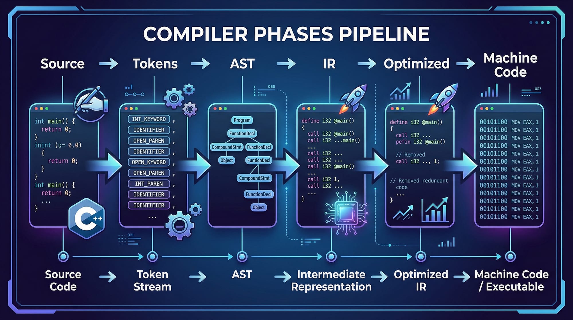 Compiler Design Basics Lexer Parser & AST