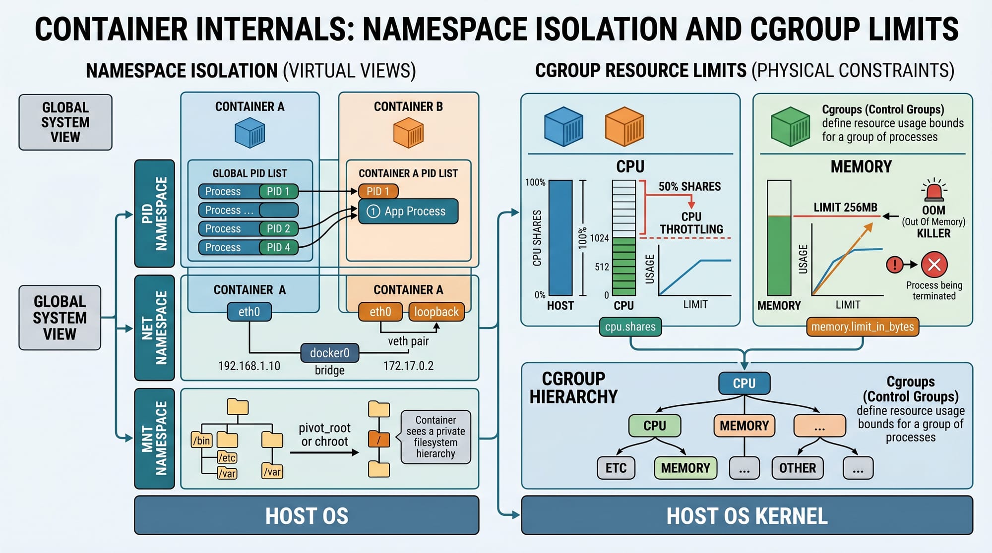 Linux Containers Deep Dive cgroups namespaces & OCI