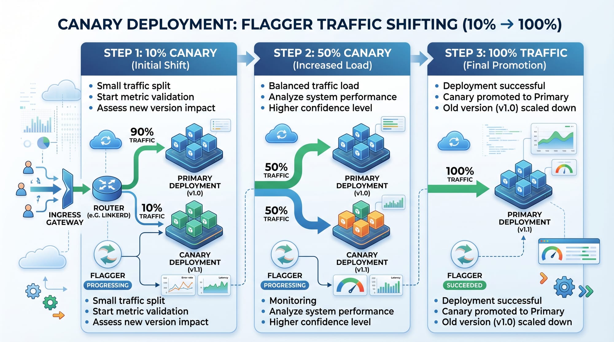Flagger Tutorial Progressive Delivery & Canary Deployments
