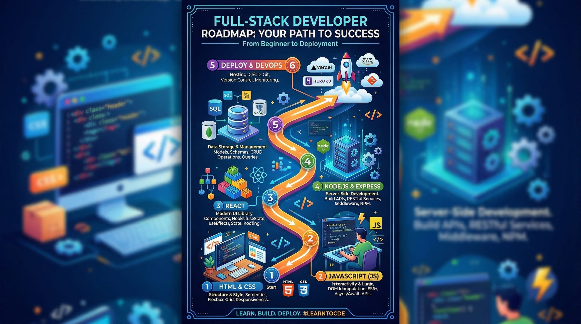 Full Stack Web Development Roadmap 2026  Complete Guide