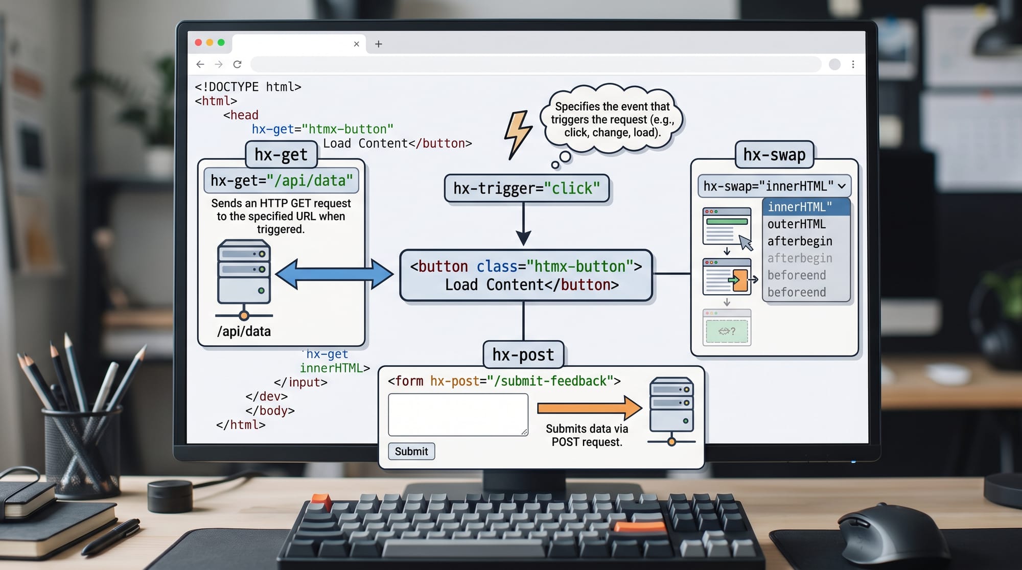 HTMX Tutorial Build Dynamic UIs Without JavaScript 2026