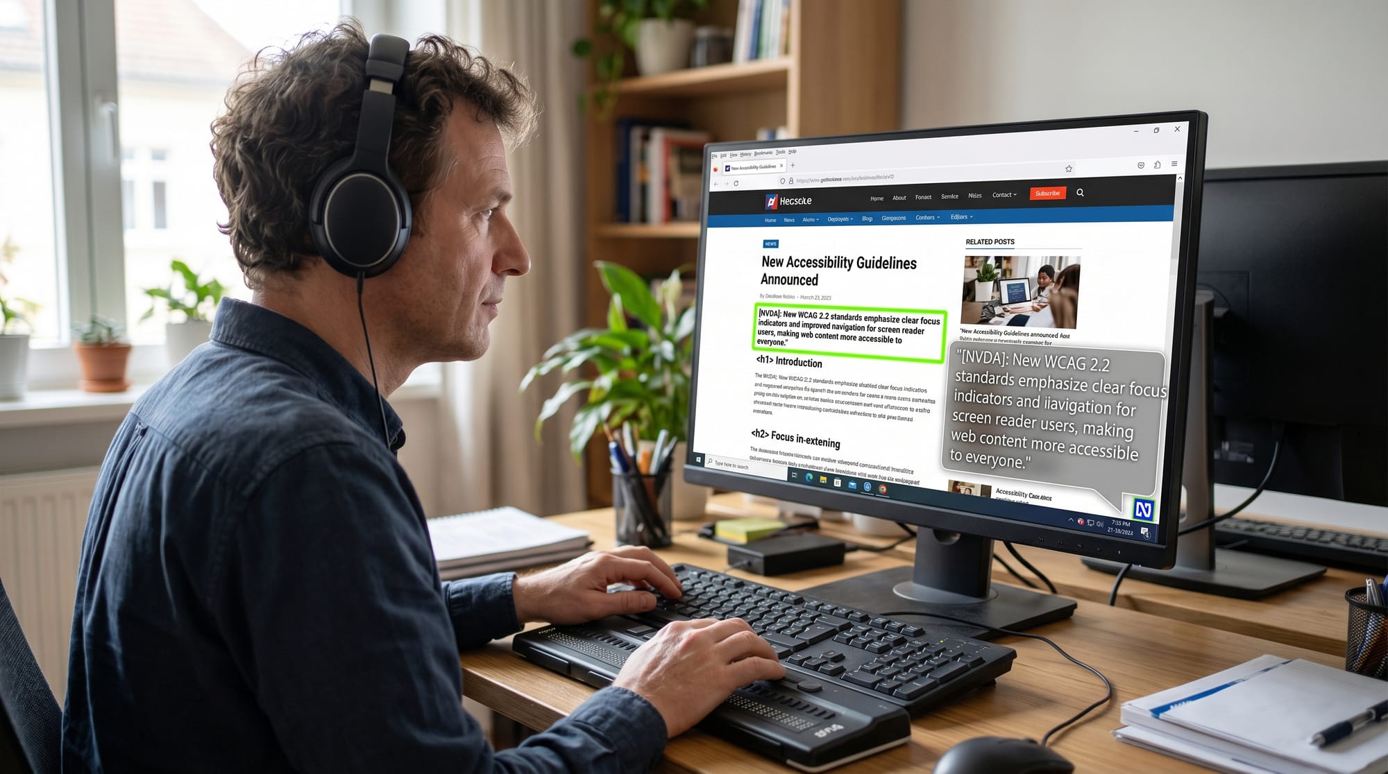 Screen Reader Testing How to Test with NVDA & VoiceOver
