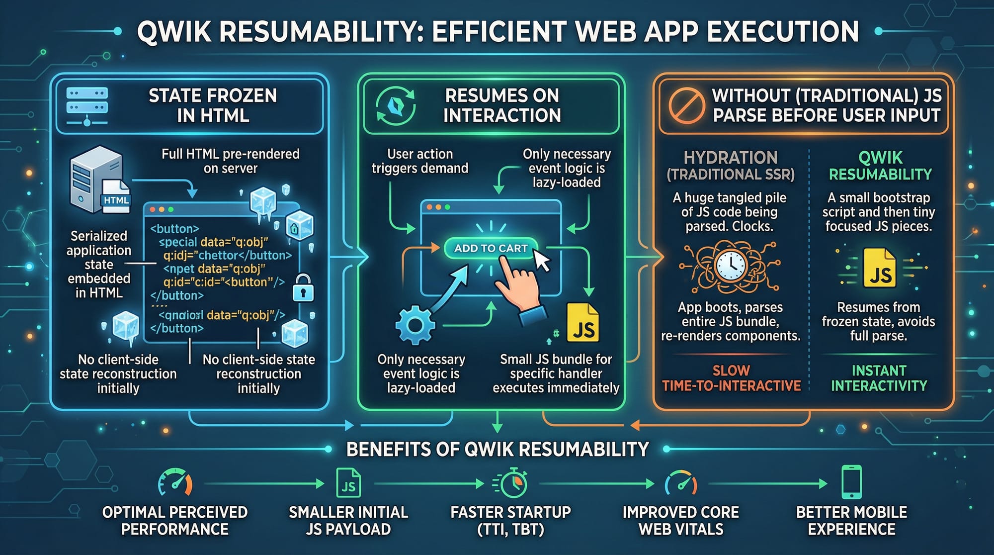 Qwik Framework Tutorial Resumability & Zero Hydration