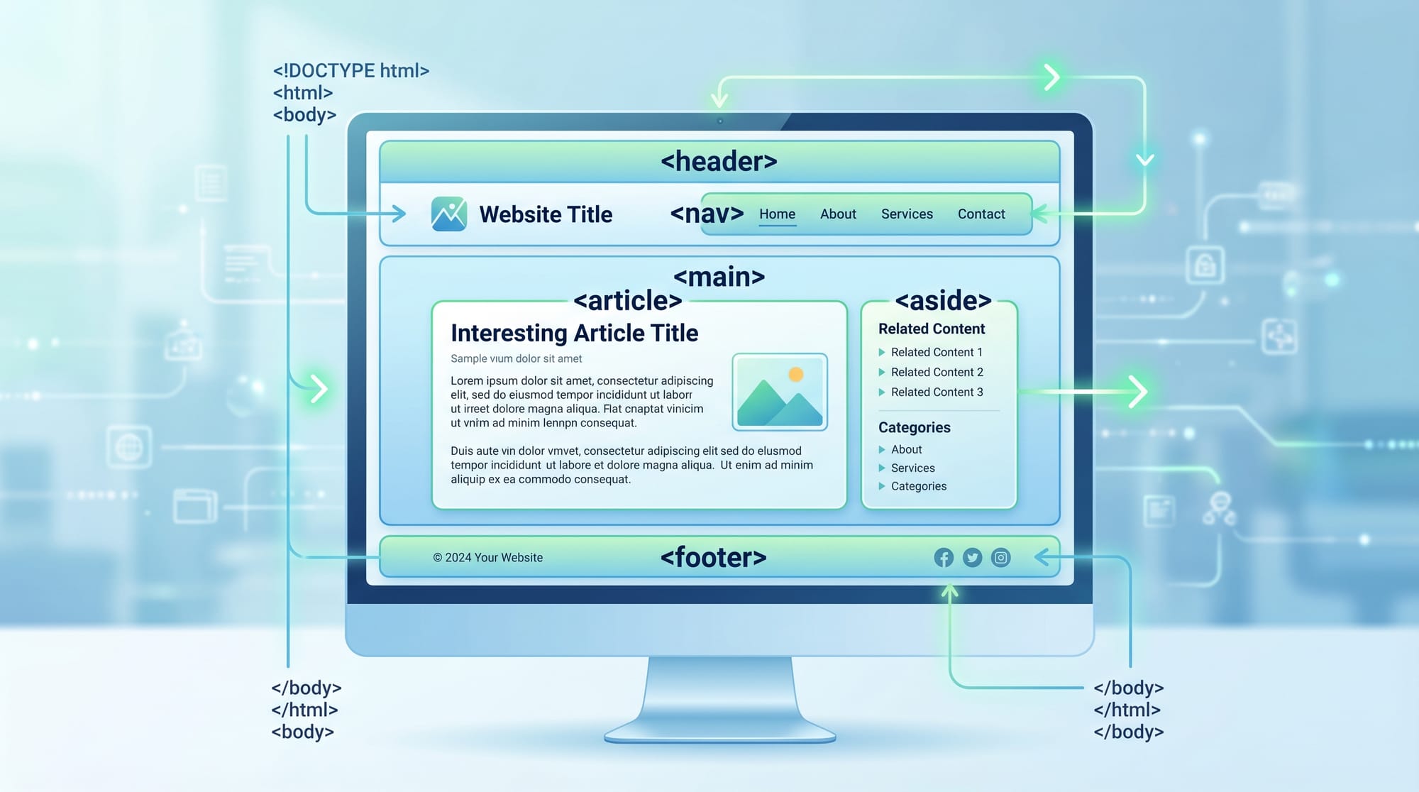 HTML Semantic Elements Complete Guide for SEO & Accessibility