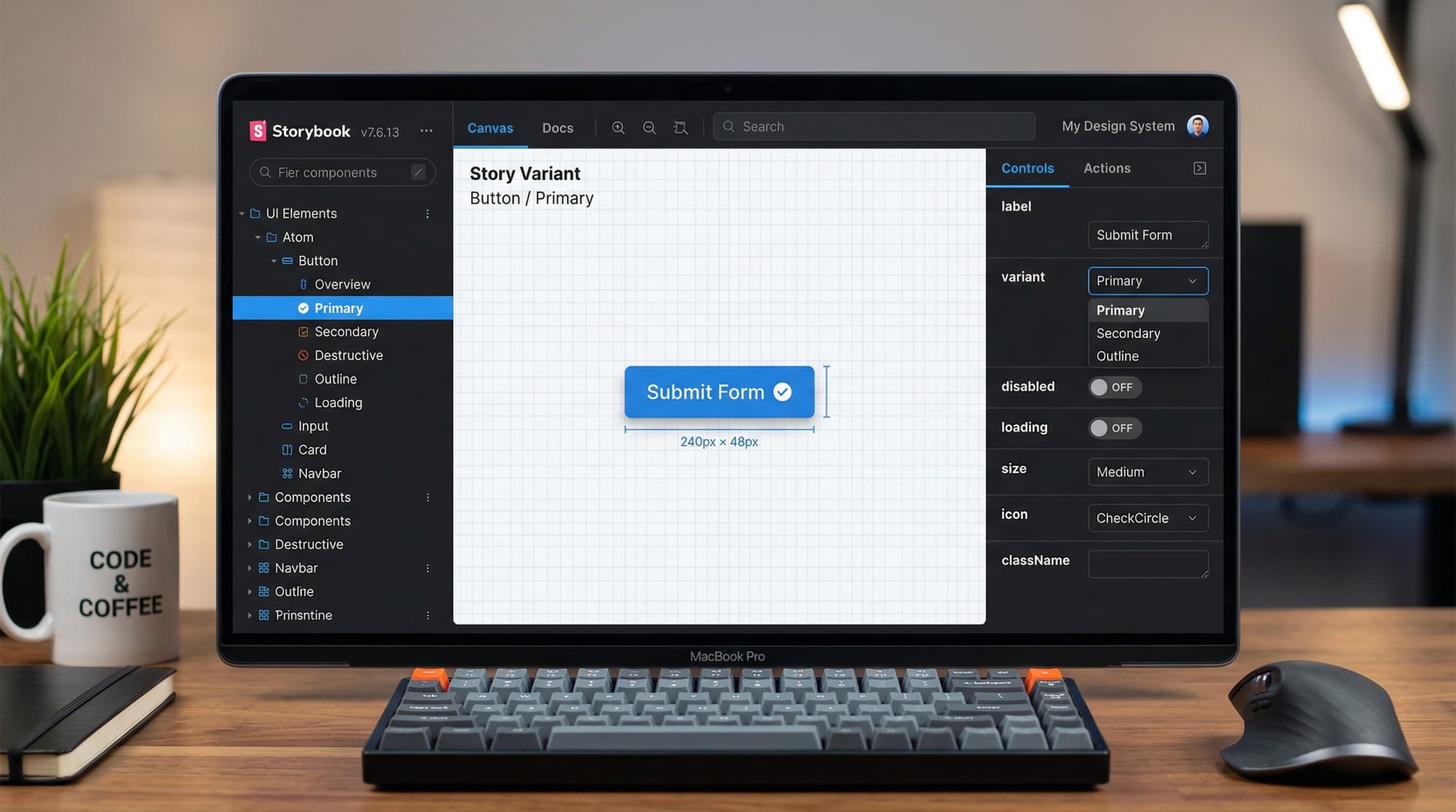 Storybook Tutorial UI Component Development & Docs