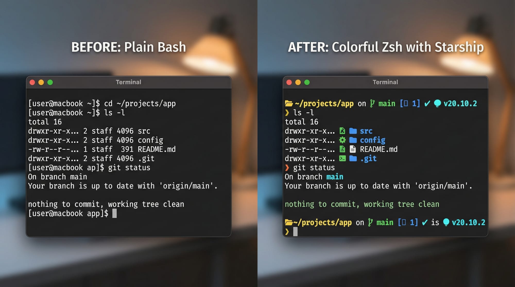 Terminal Customization Zsh Oh My Zsh & Starship Guide
