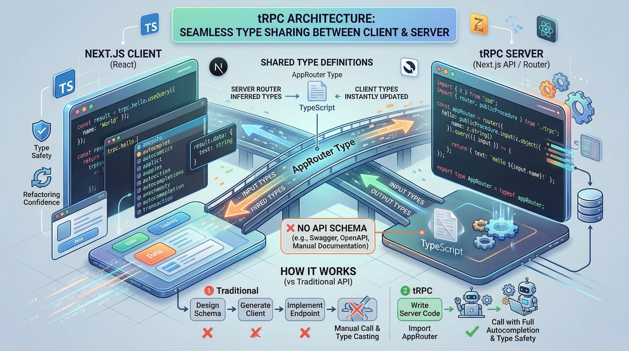 tRPC Tutorial End to End Type Safe APIs with TypeScript